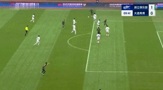 1740302917628080854.gif 【中超】弗兰克卡兰加分别建功 绿城1比1英博